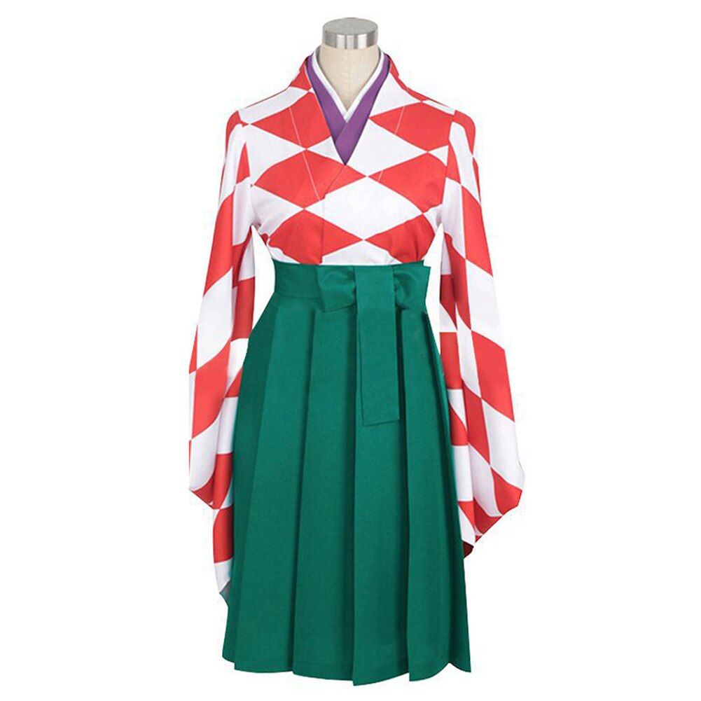 ZOMBIE LAND SAGA Yugiri Cosplay Costume Kimono Outfit Dress Halloween Carnival Suit