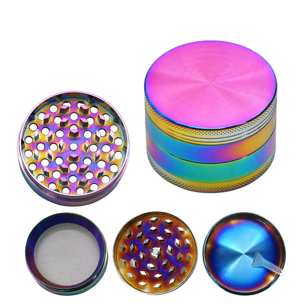 Colorful Smoke Grinder Zinc Alloy Smoke Grinder