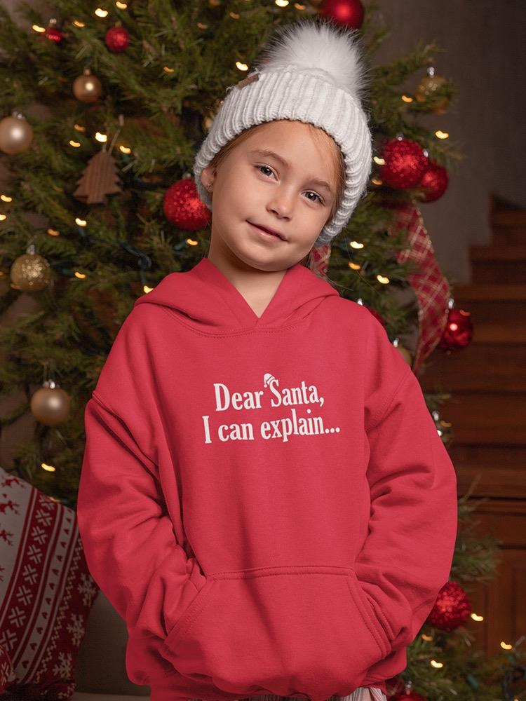 Dear Santa... Hoodie -SmartPrintsInk Designs