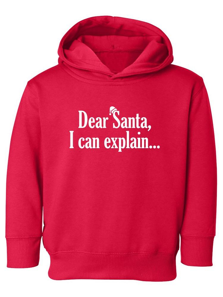 Dear Santa... Hoodie -SmartPrintsInk Designs