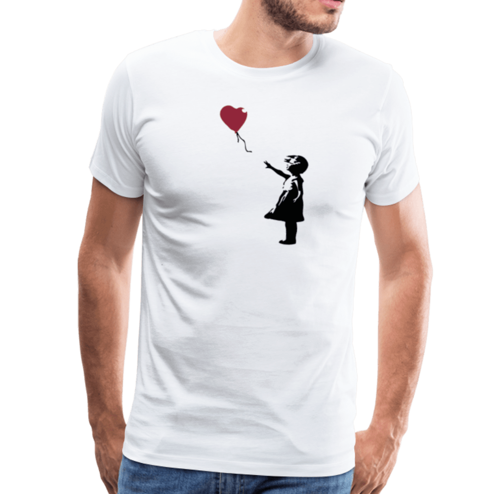 Banksy The Girl with a Red Balloon Artwork T-Shirt