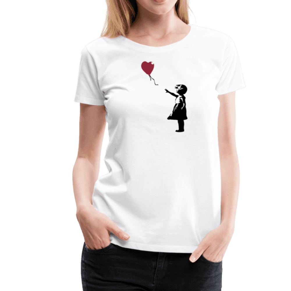 Banksy The Girl with a Red Balloon Artwork T-Shirt