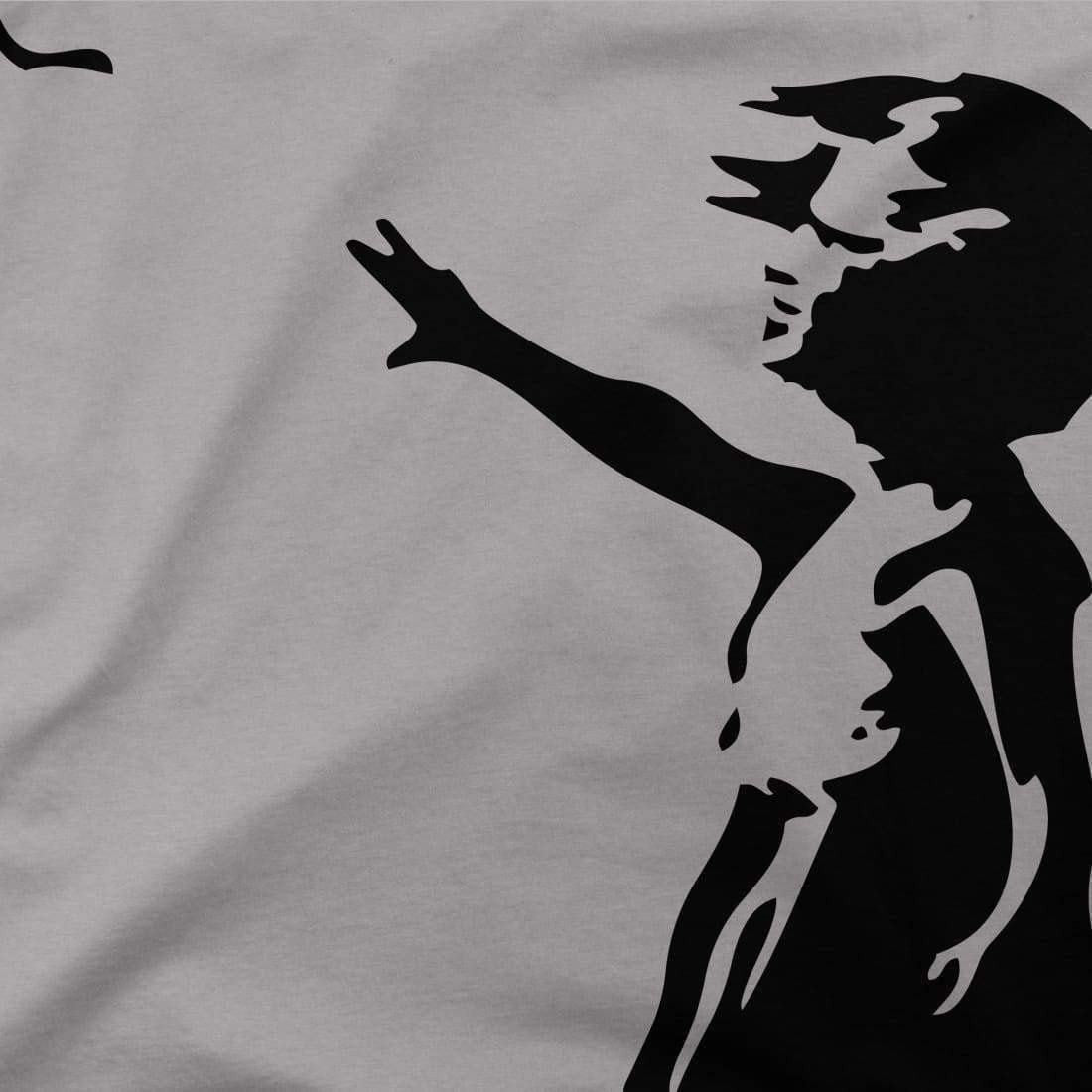 Banksy The Girl with a Red Balloon Artwork T-Shirt