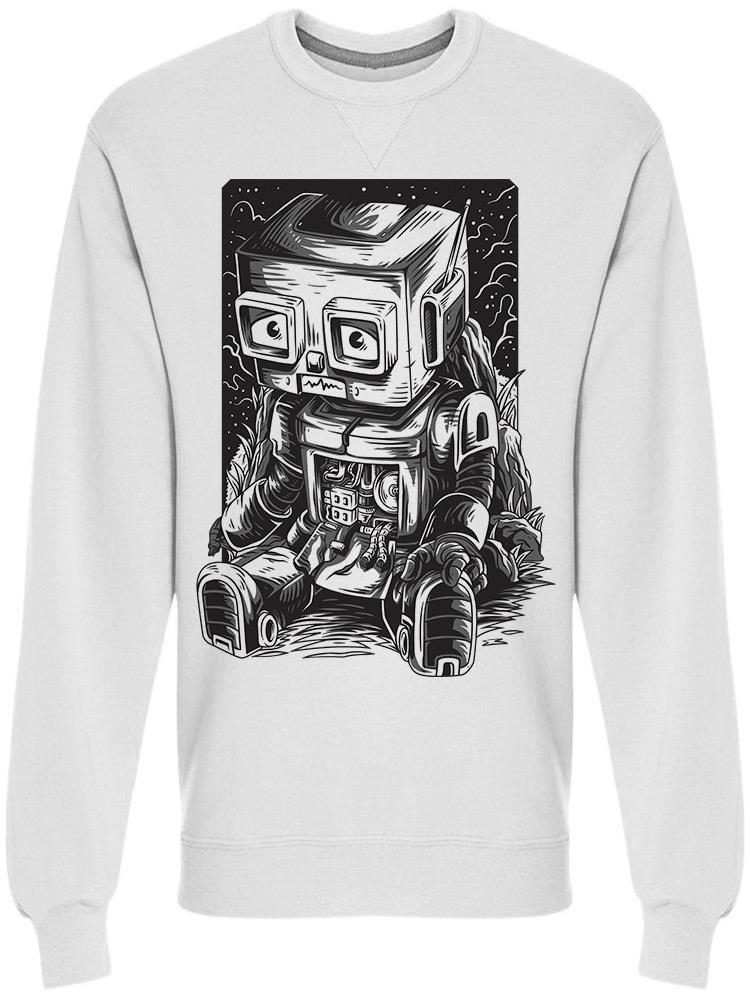 Damn Robot Remastered Sweatshirt Men's -Image by Shutterstock