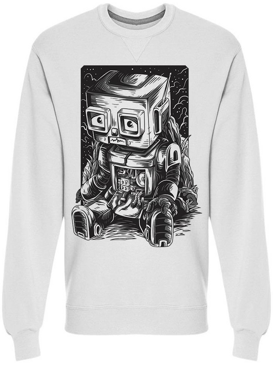 Damn Robot Remastered Sweatshirt Men's -Image by Shutterstock