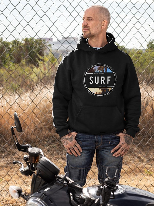 Surf Design Hoodie Men's -Image by Shutterstock