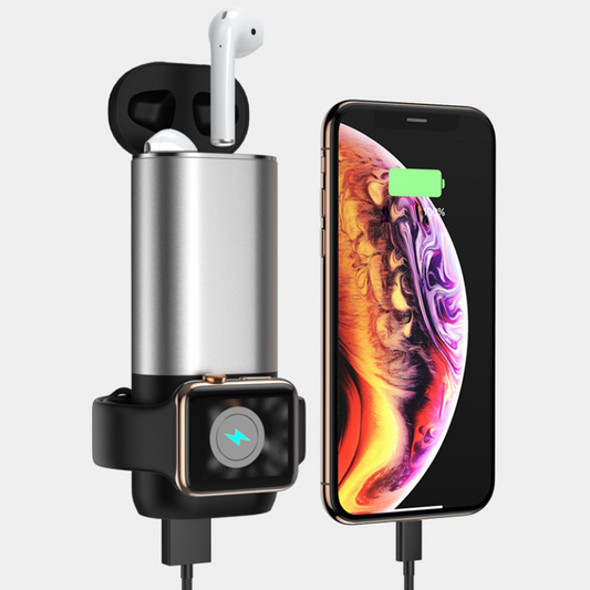 Porta 3 in 1 Wireless Charger For Apple Watch And Airpods Plus Phone - fashion finesse accessories