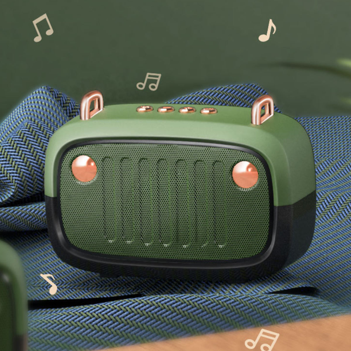 Retro Look FM Radio and Bluetooth Speaker - Enjoy Smooth and Easy Sounds