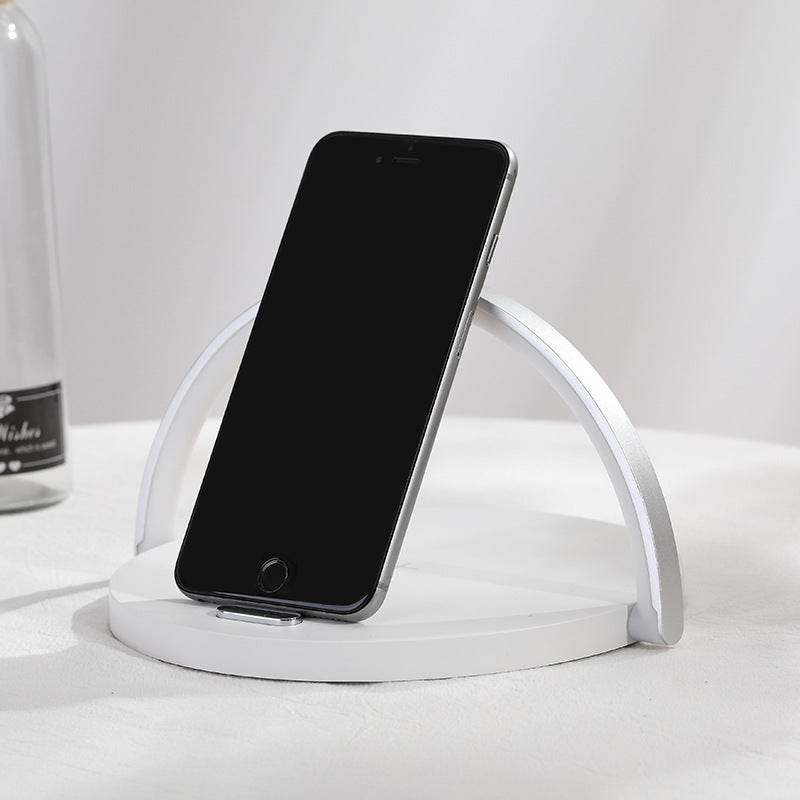 Moonlit Soft Glow LED Light, Wireless Phone Charger And Stand - Stylish, Versatile, and Convenient