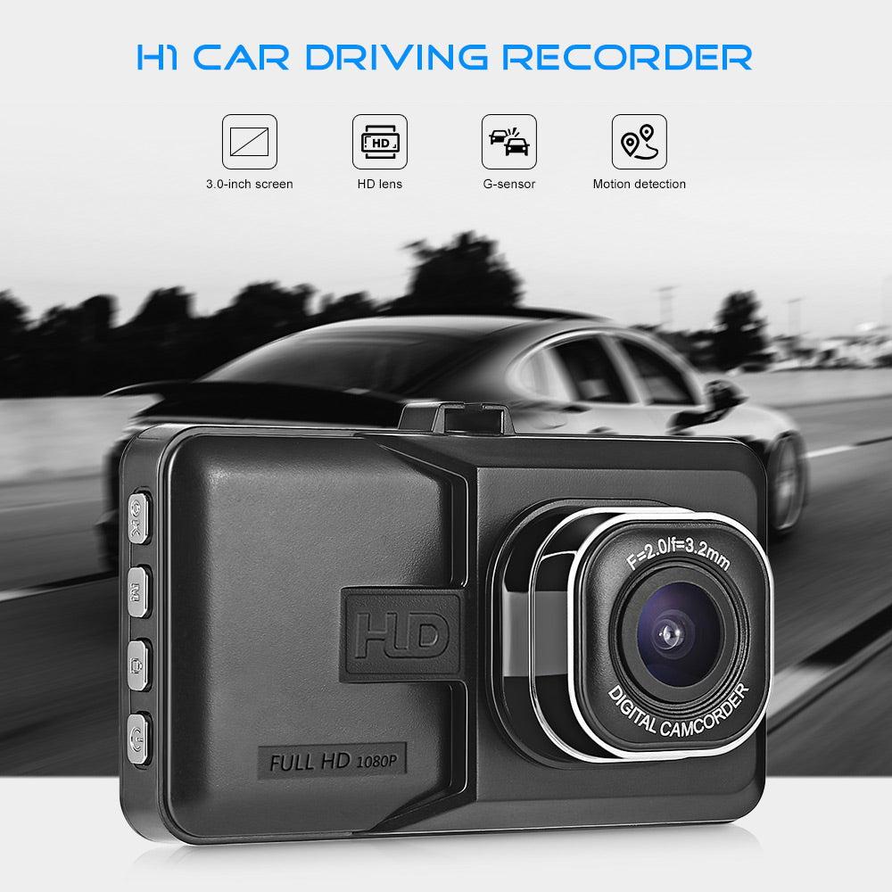 Black Box Dash Cam 1080P G-Sensor Looping Car Camera - fashion finesse accessories