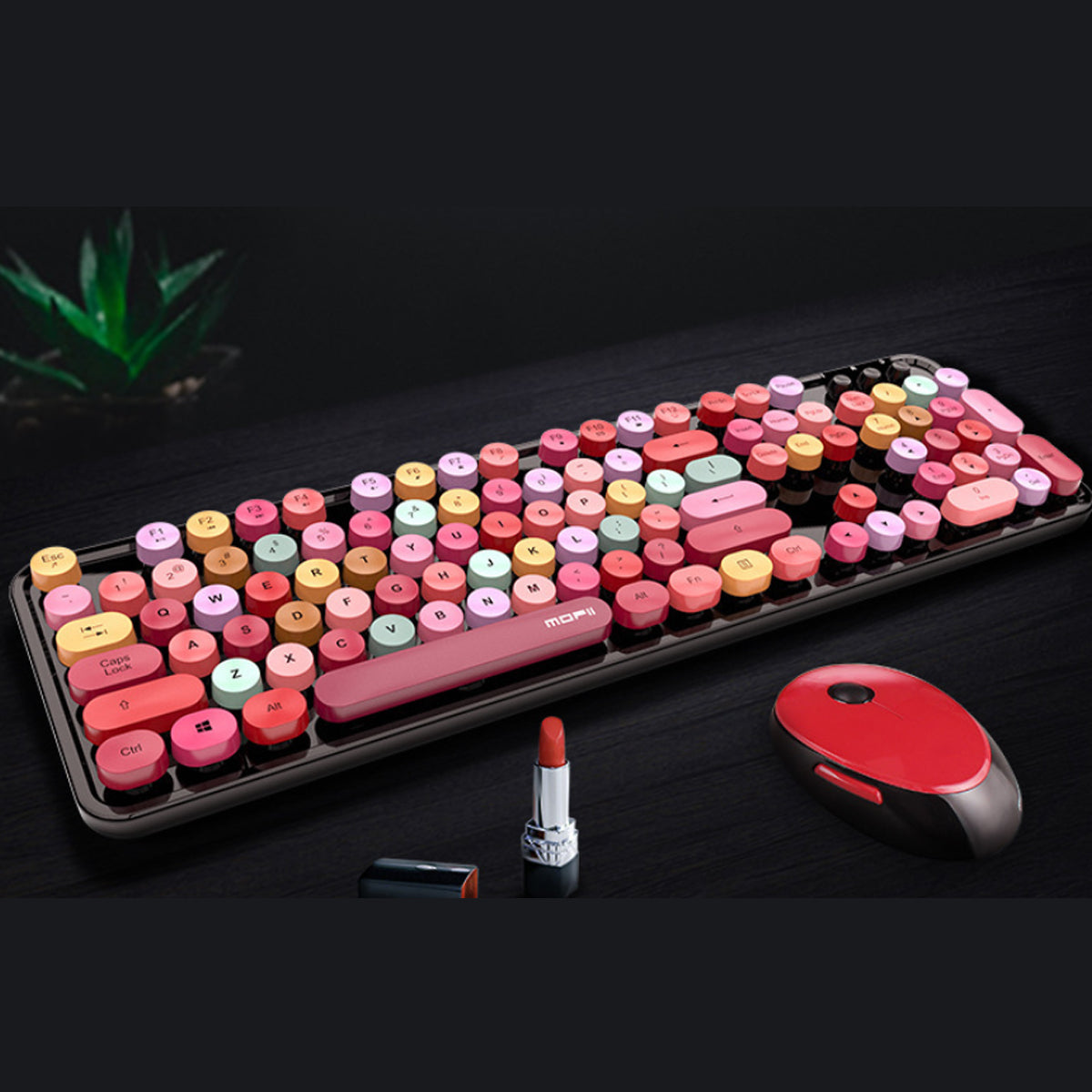 Spring Multi Wireless Keyboard And Mouse Set - fashion finesse accessories