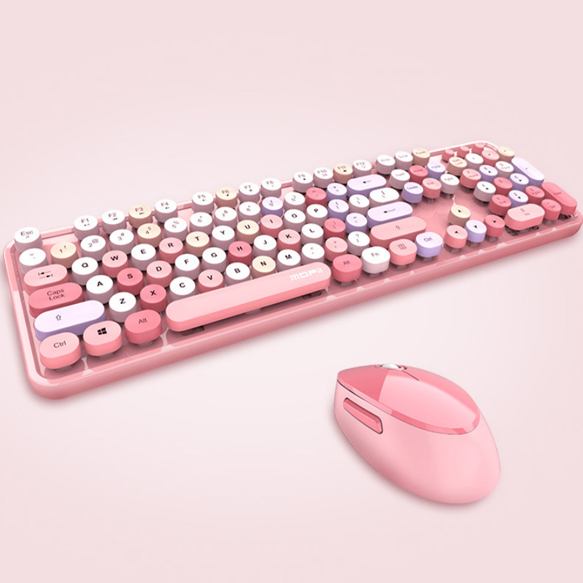 Spring Multi Wireless Keyboard And Mouse Set - fashion finesse accessories