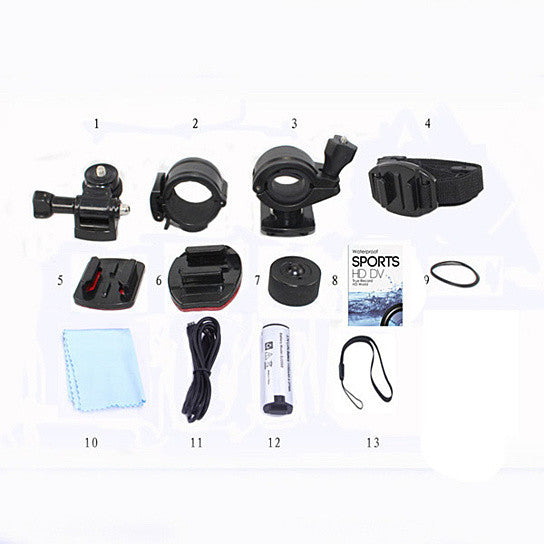 Helmet Mount Action Camera Full HD 1080P Video - Capture Your Adventure in High Definition