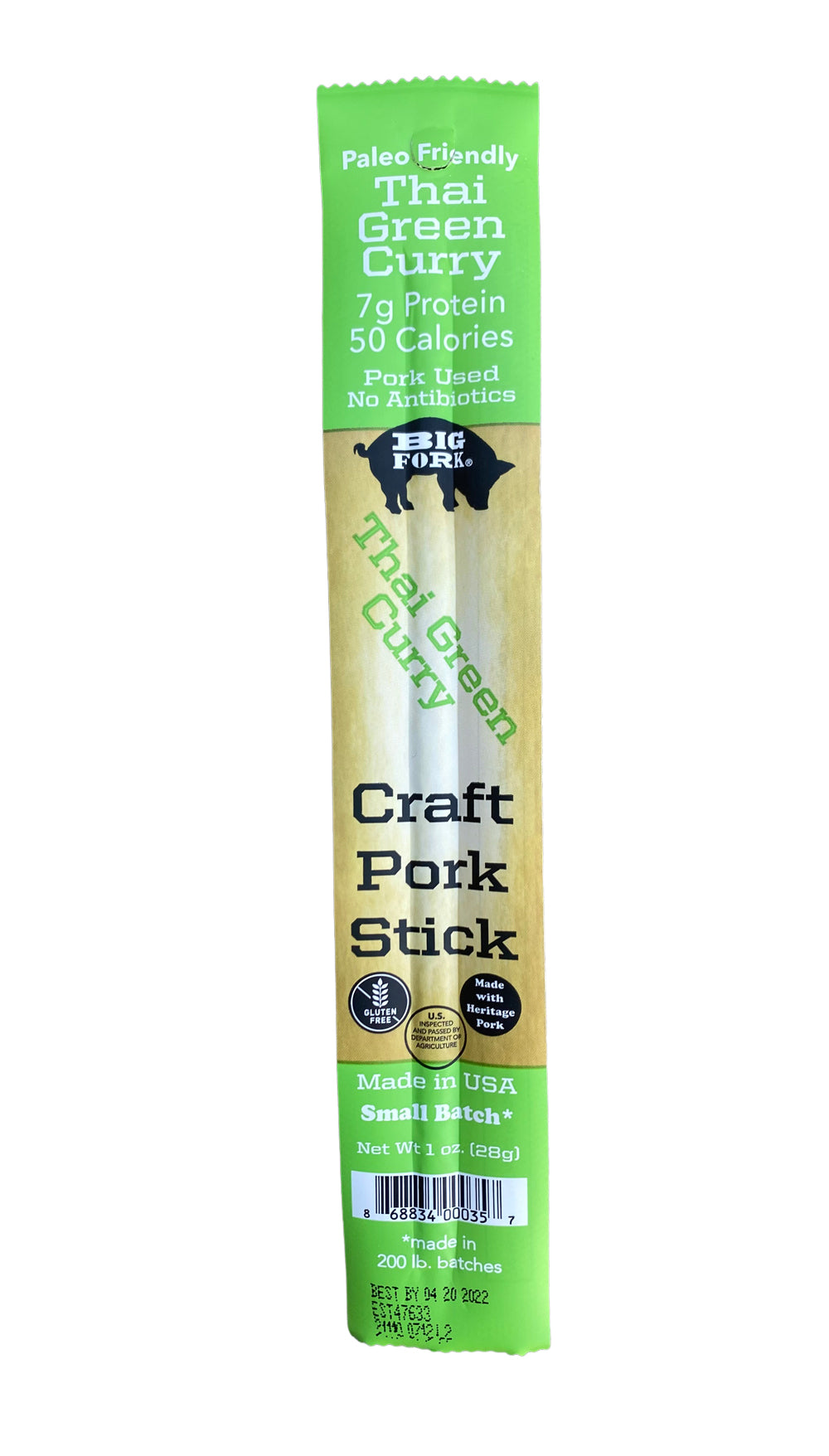 Craft Pork Snack Sticks - One Case (20 sticks)