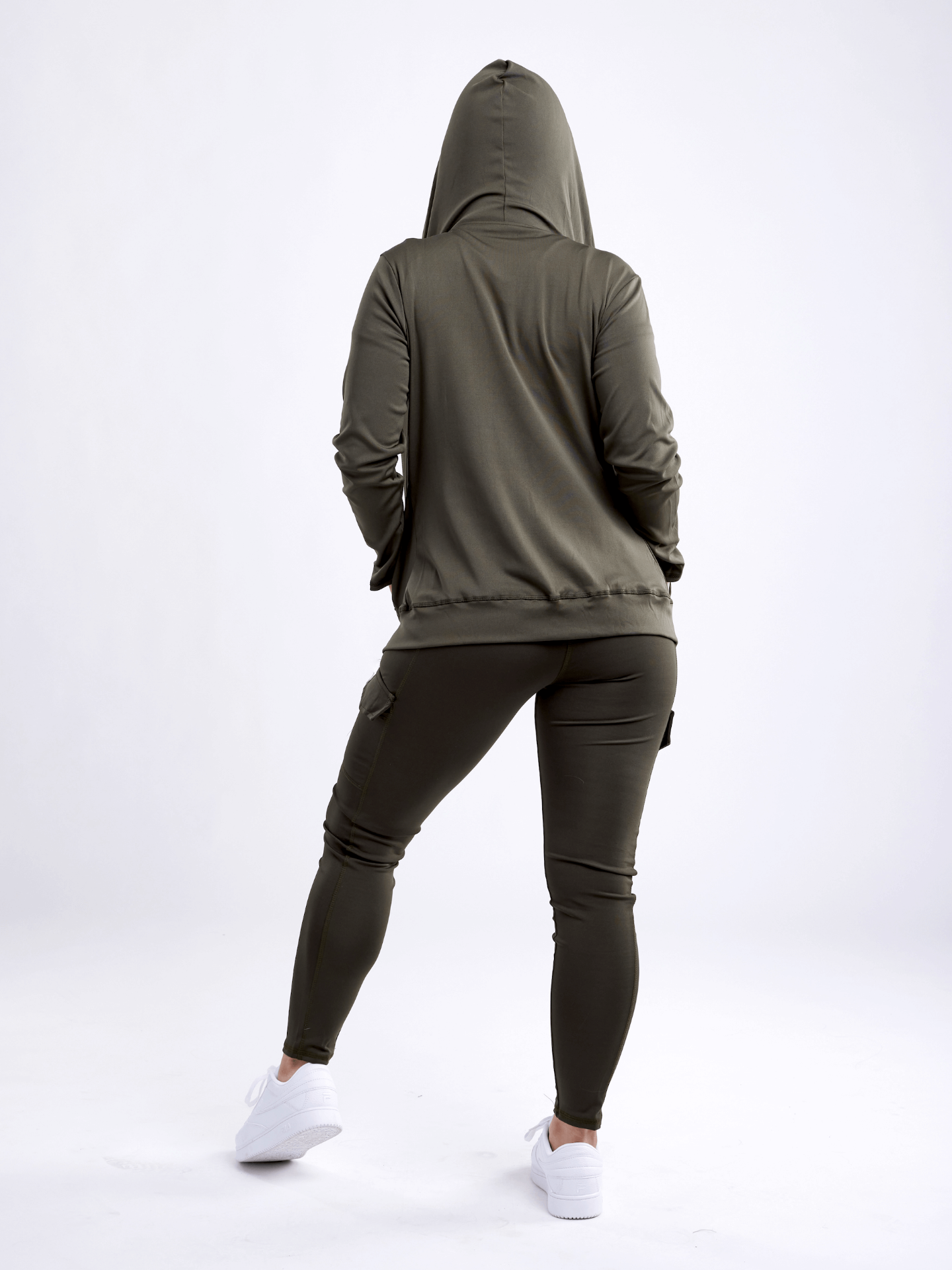 Shop the Athletic Fitted Zip-Up Hoodie Jacket with Pockets - Stay Comfortable and Stylish