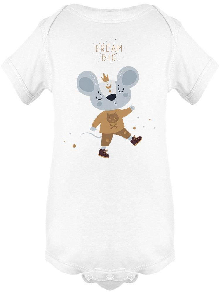 Dream Big Mouse Crown  Bodysuit Baby's -Image by Shutterstock