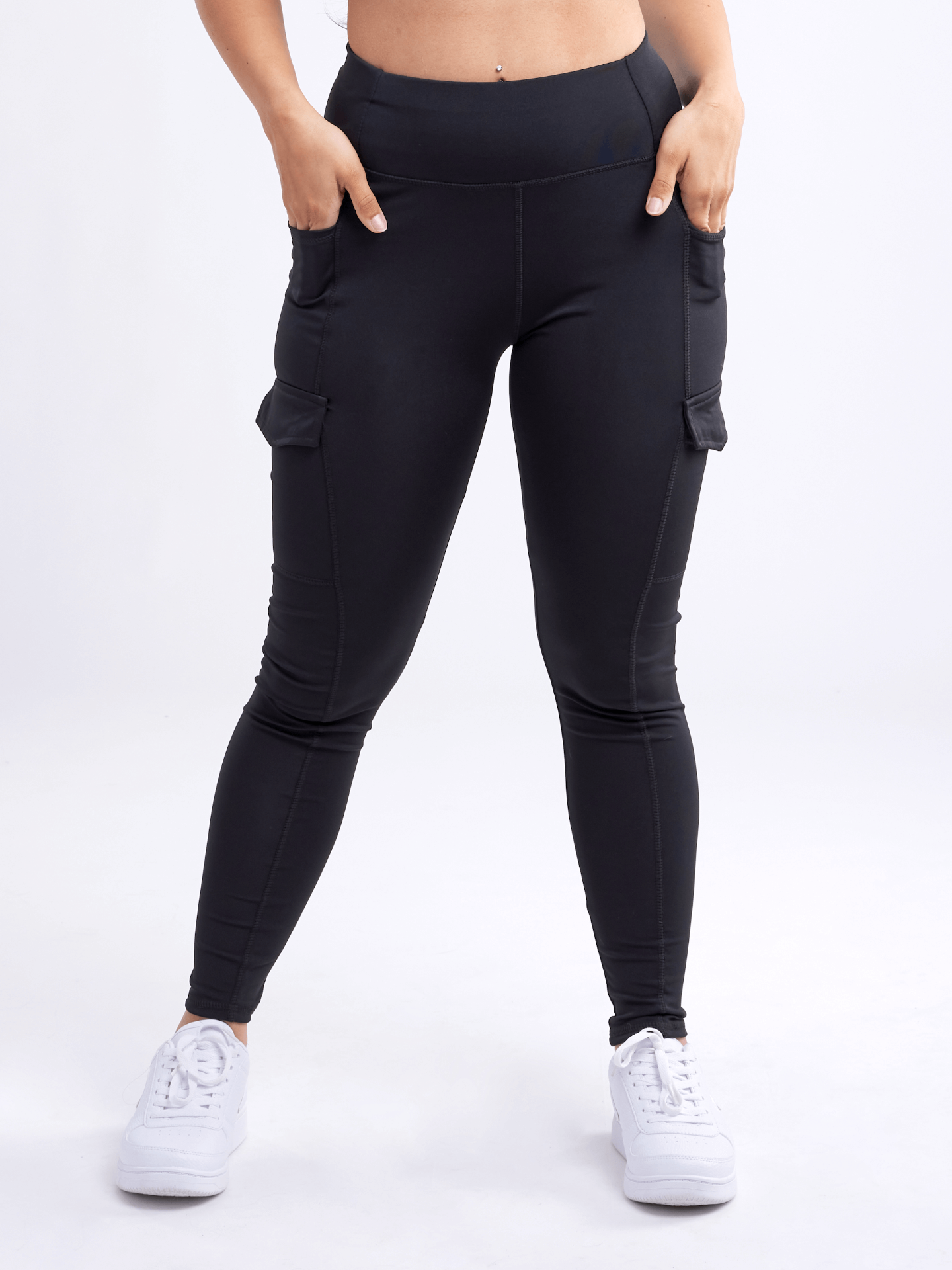 High-Waisted Leggings with Side Cargo Pockets | JupiterGear