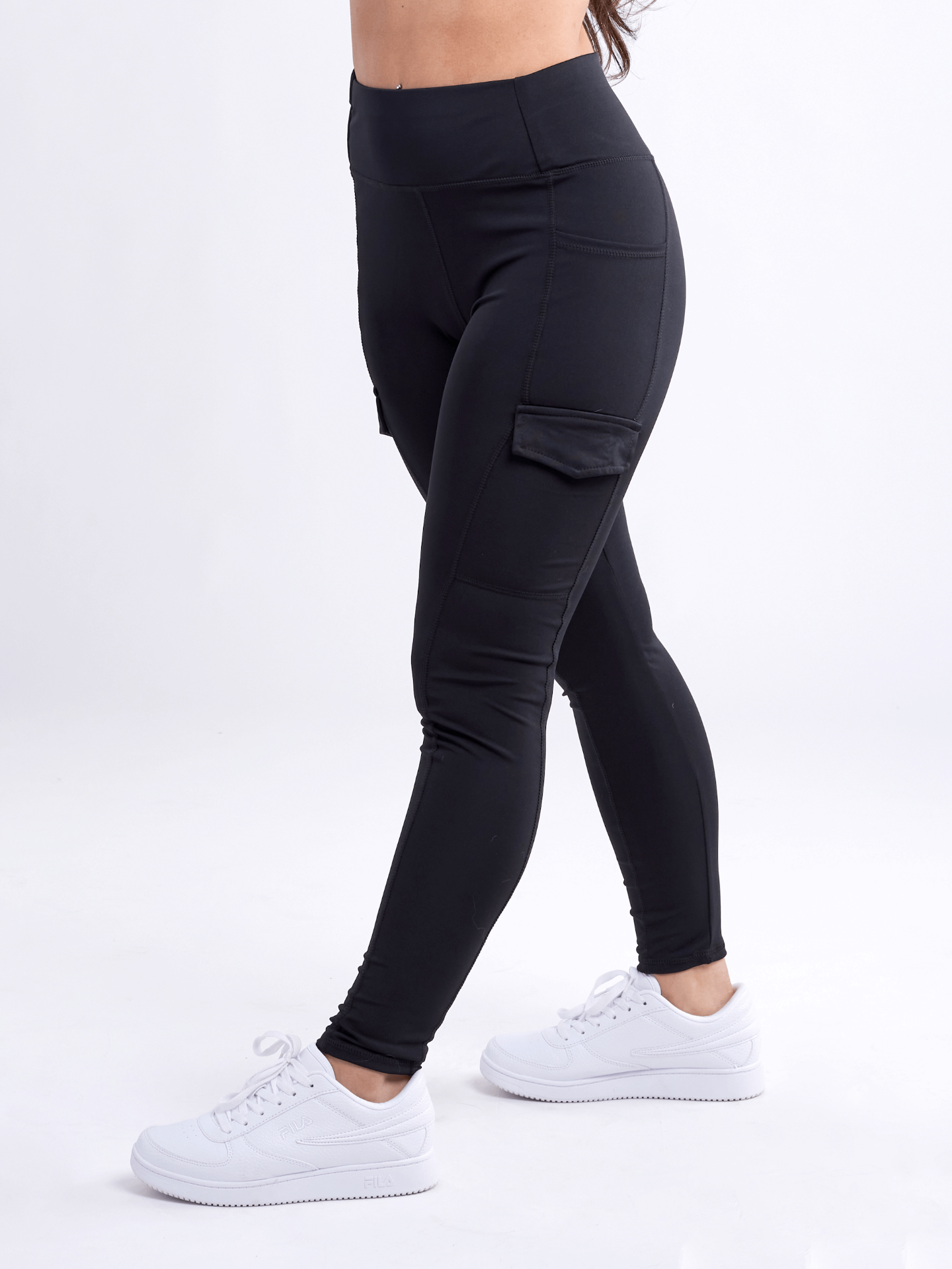 High-Waisted Leggings with Side Cargo Pockets | JupiterGear