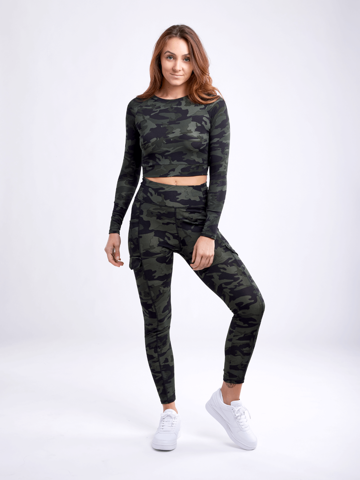 High-Waisted Leggings with Side Cargo Pockets | JupiterGear