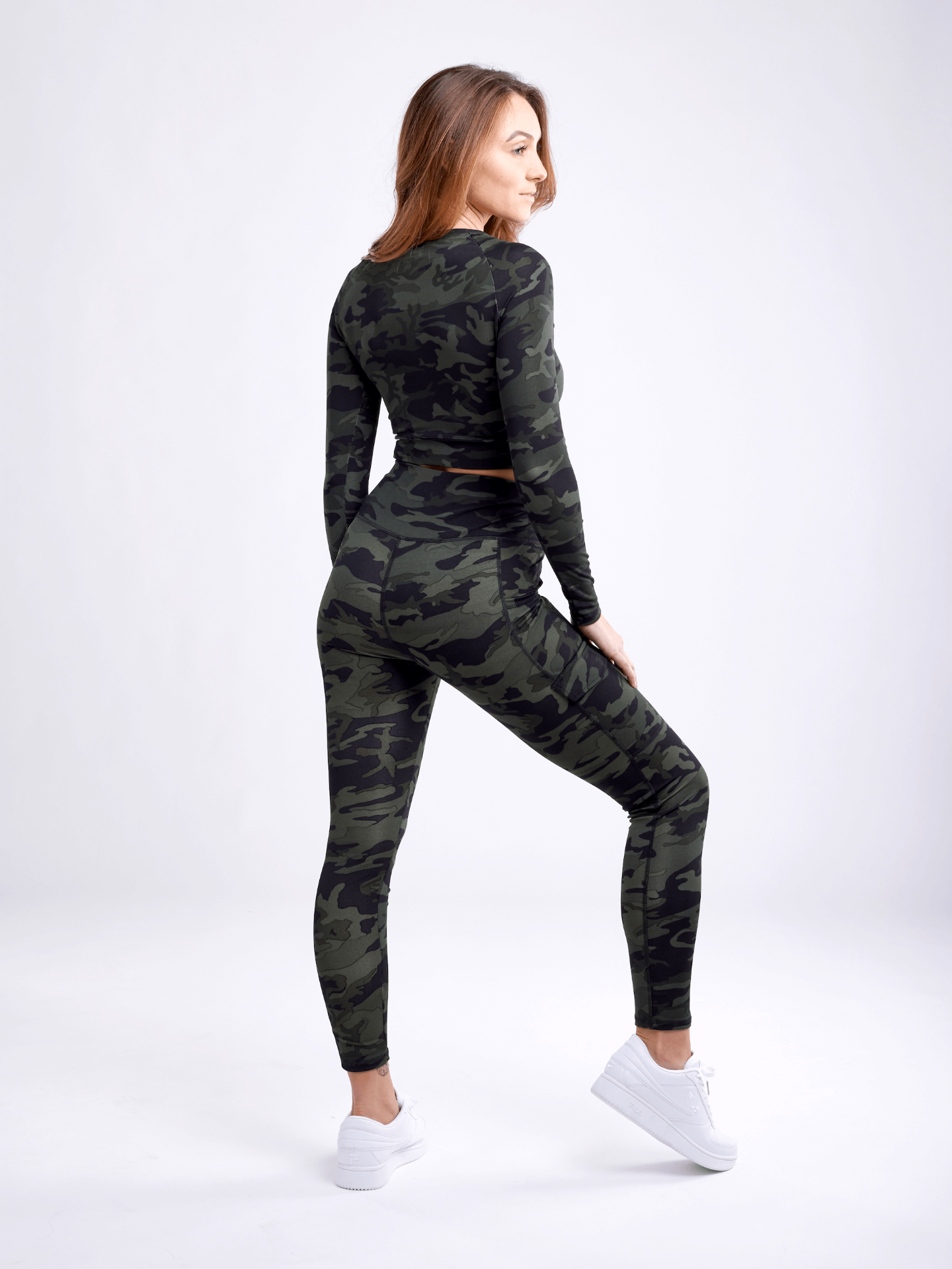 High-Waisted Leggings with Side Cargo Pockets | JupiterGear