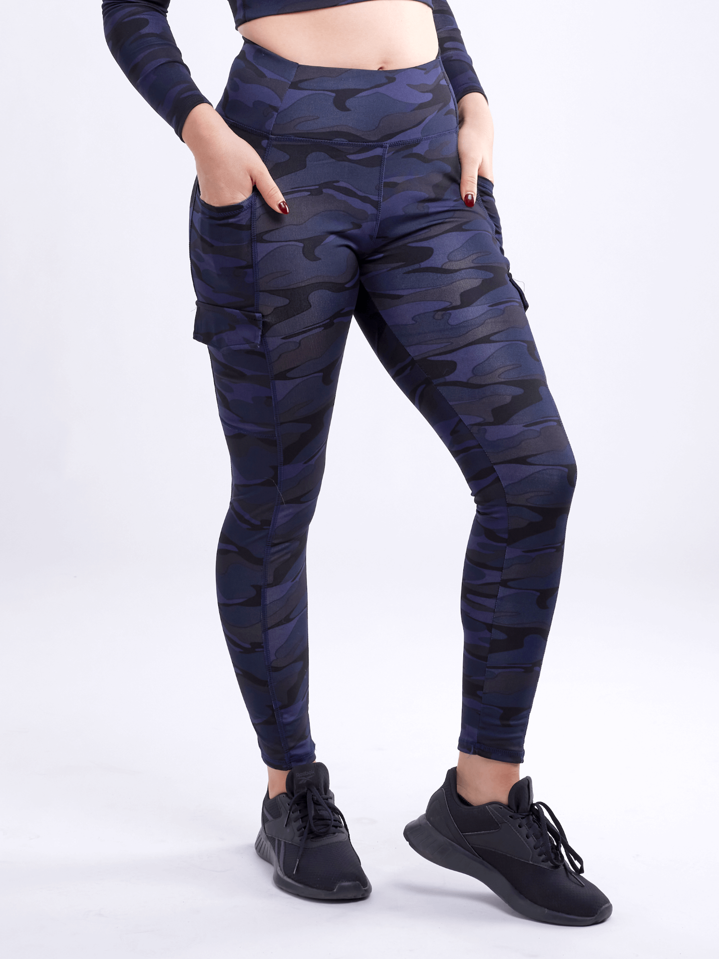 High-Waisted Leggings with Side Cargo Pockets | JupiterGear