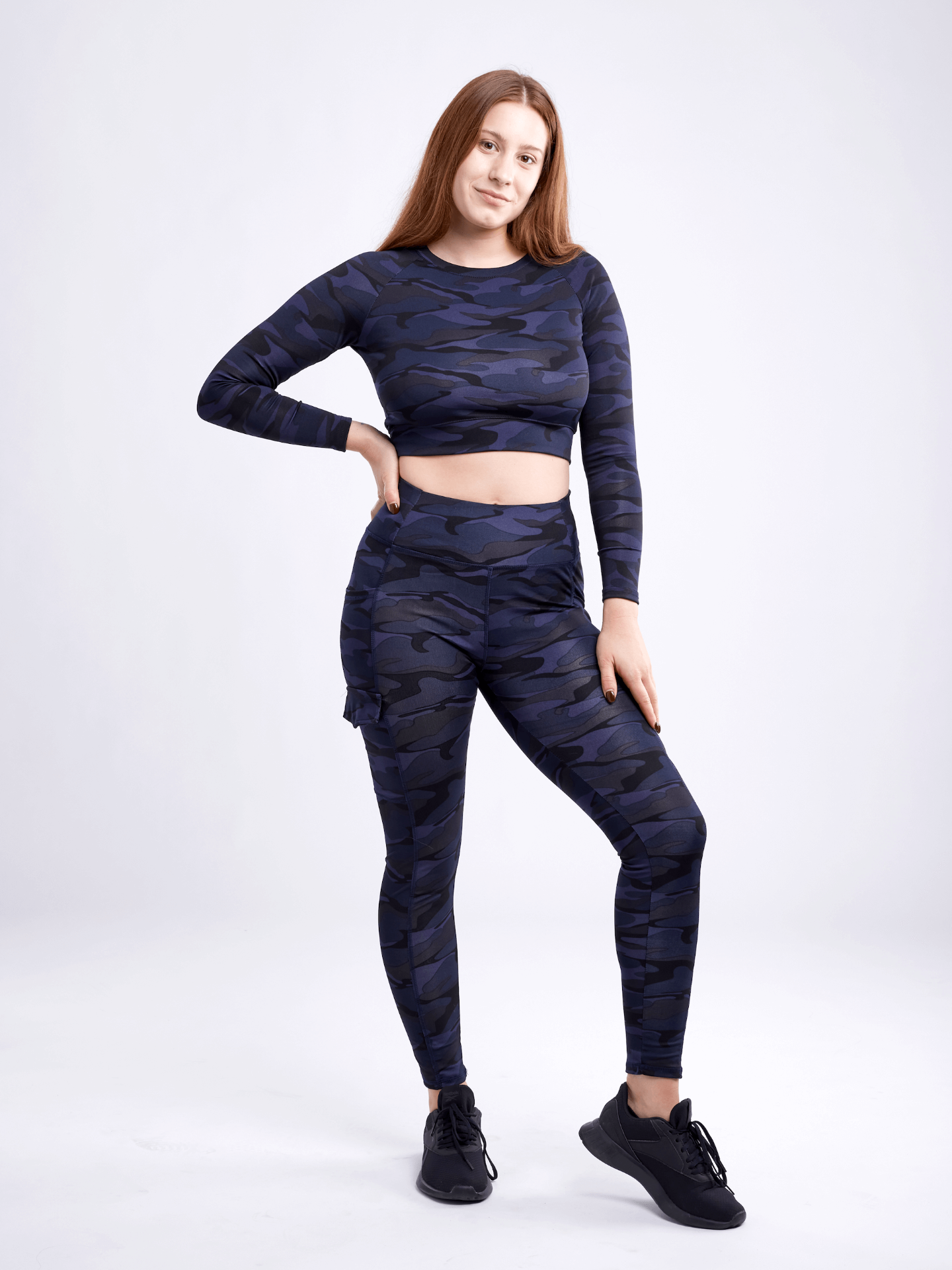 High-Waisted Leggings with Side Cargo Pockets | JupiterGear