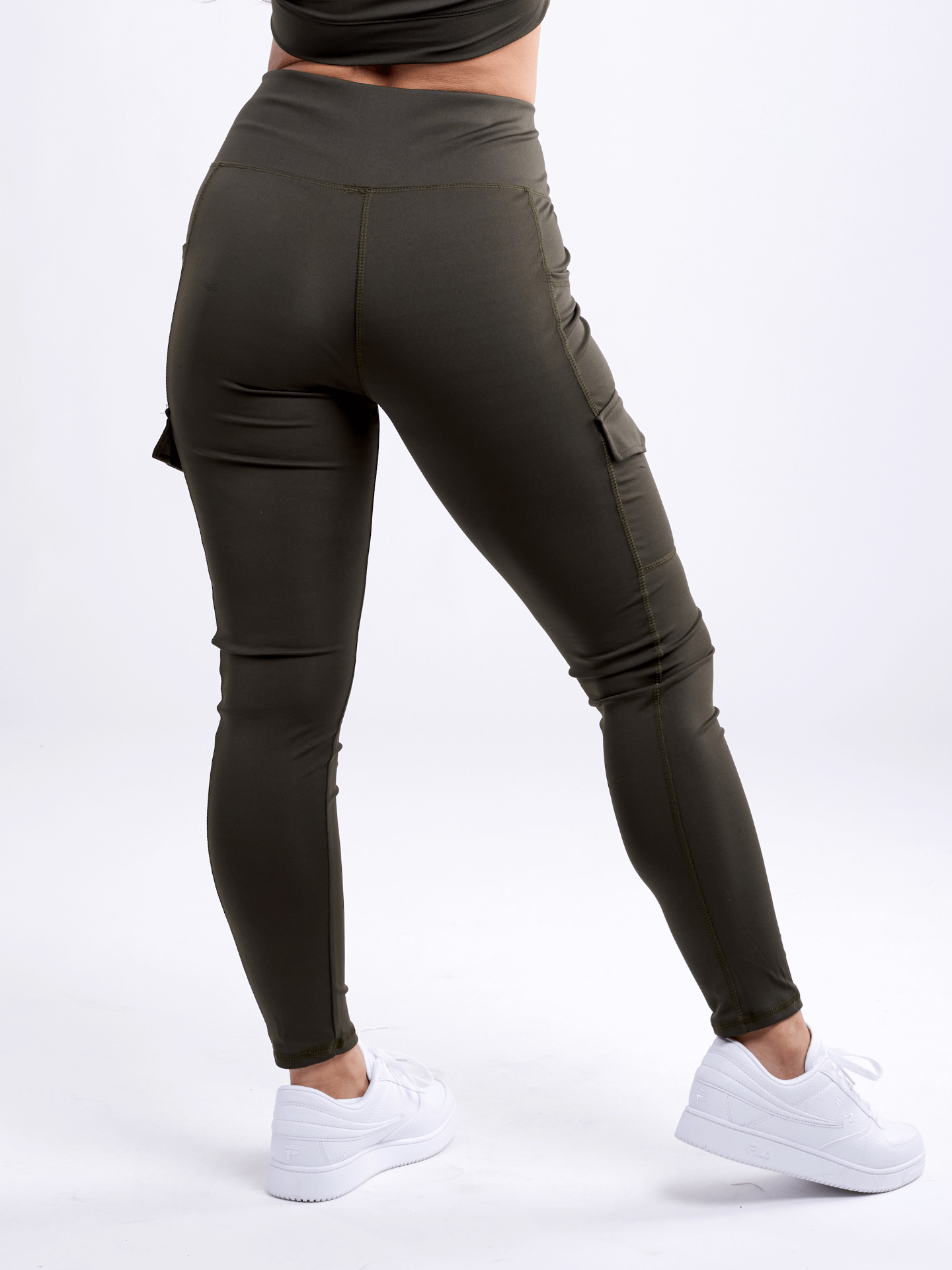 High-Waisted Leggings with Side Cargo Pockets | JupiterGear