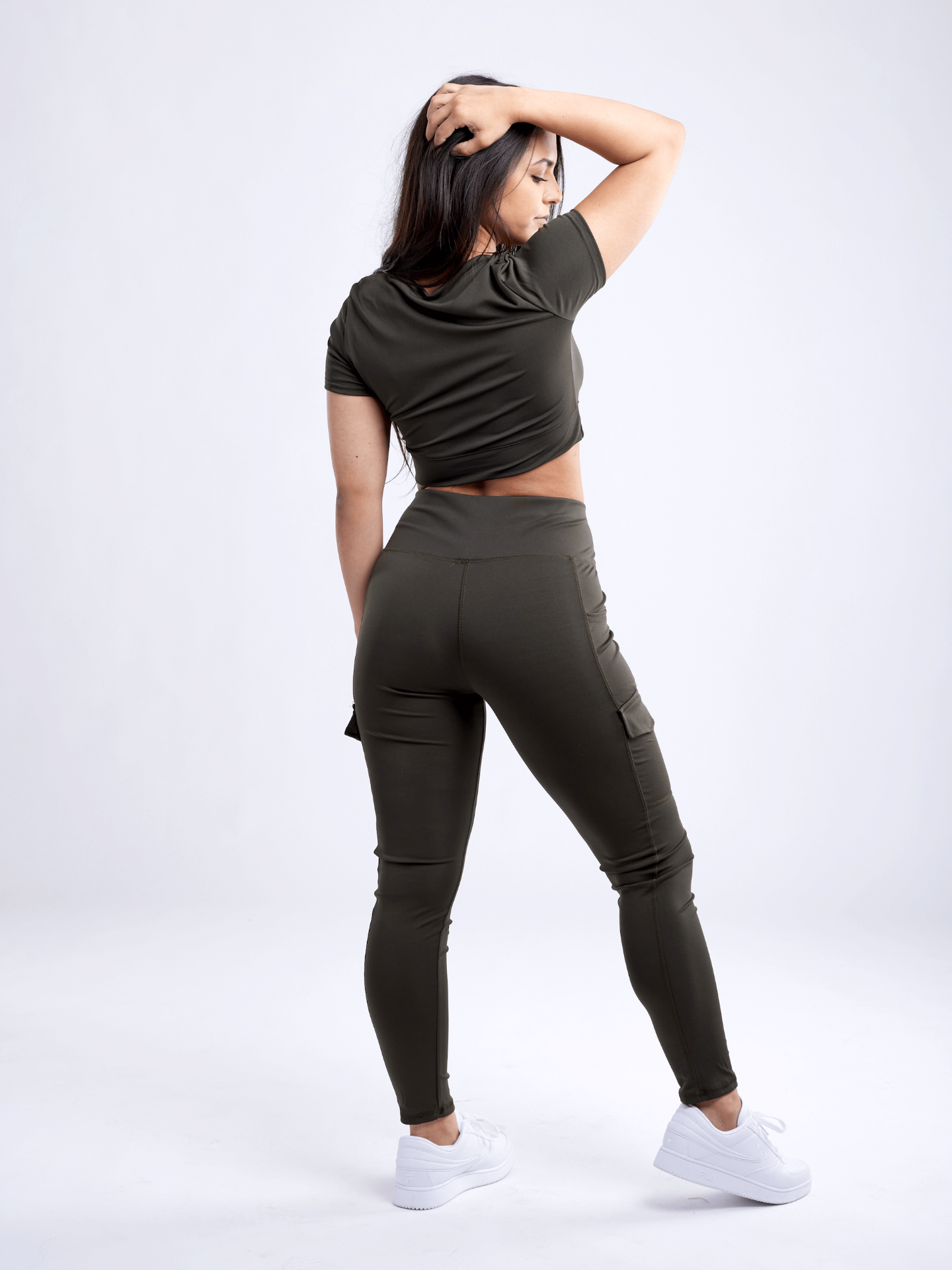 High-Waisted Leggings with Side Cargo Pockets | JupiterGear