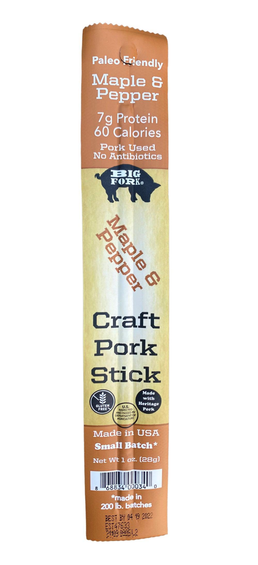 Craft Pork Snack Stick Sample (3 sticks total)