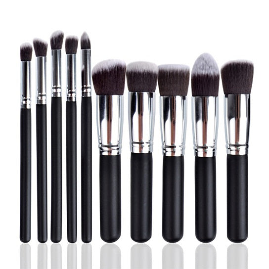 Pagent Winner 10 Pc Make Up Brush Set - fashion finesse accessories