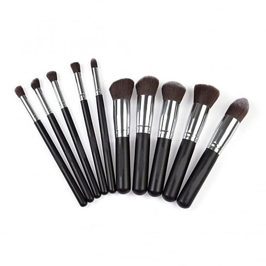 Pagent Winner 10 Pc Make Up Brush Set - fashion finesse accessories