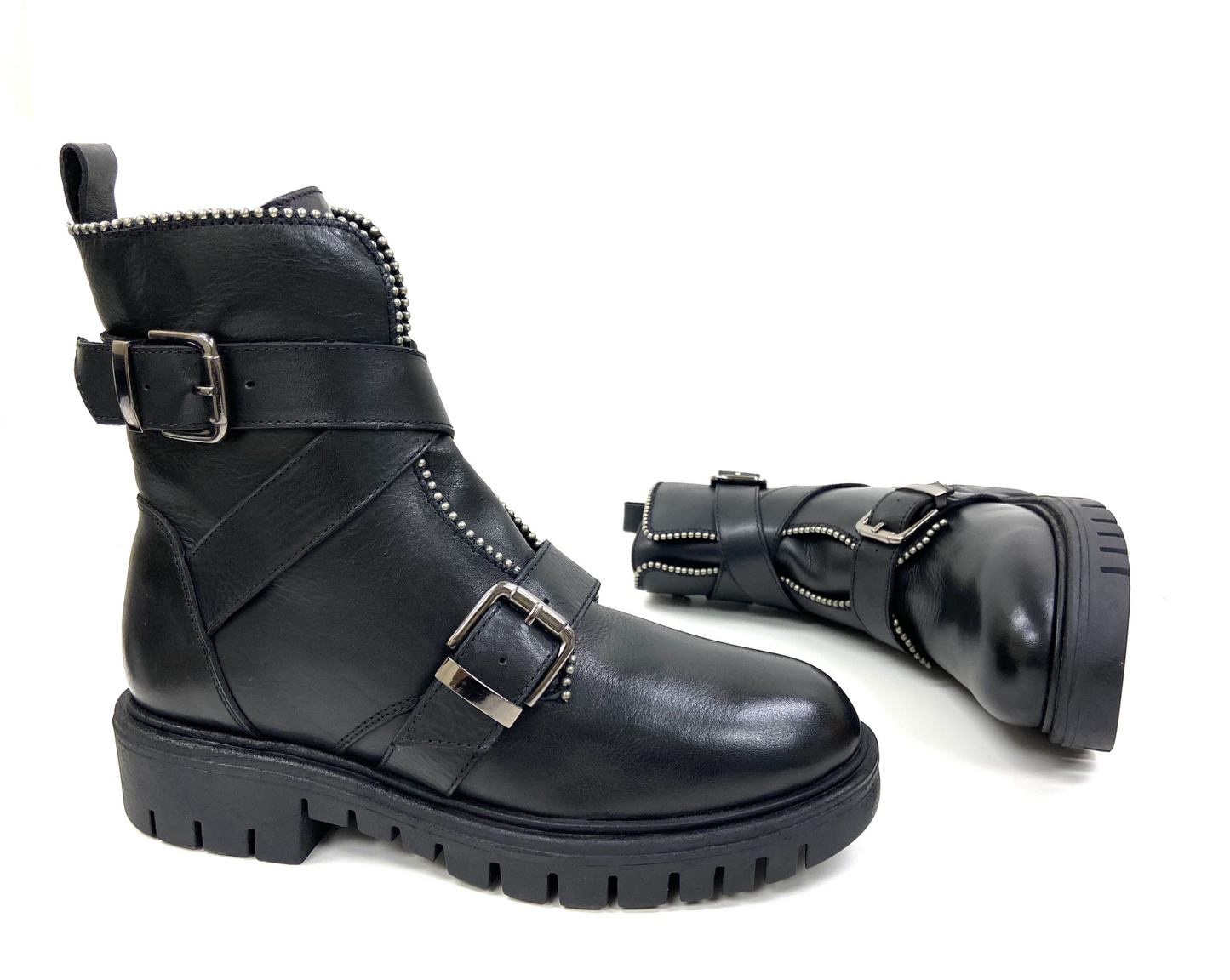 Billie Studded Lug Sole Boot