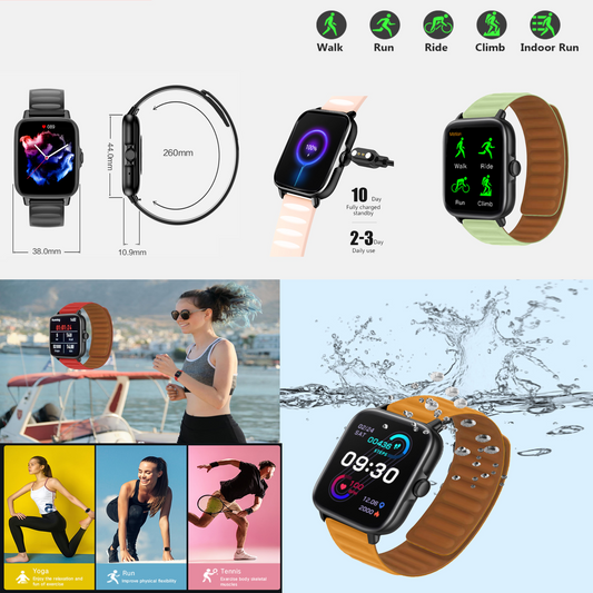 SmartPRO Smartwatch With Magnetic Belt And Activity Tracker - Stay Connected and Track Your Wellness