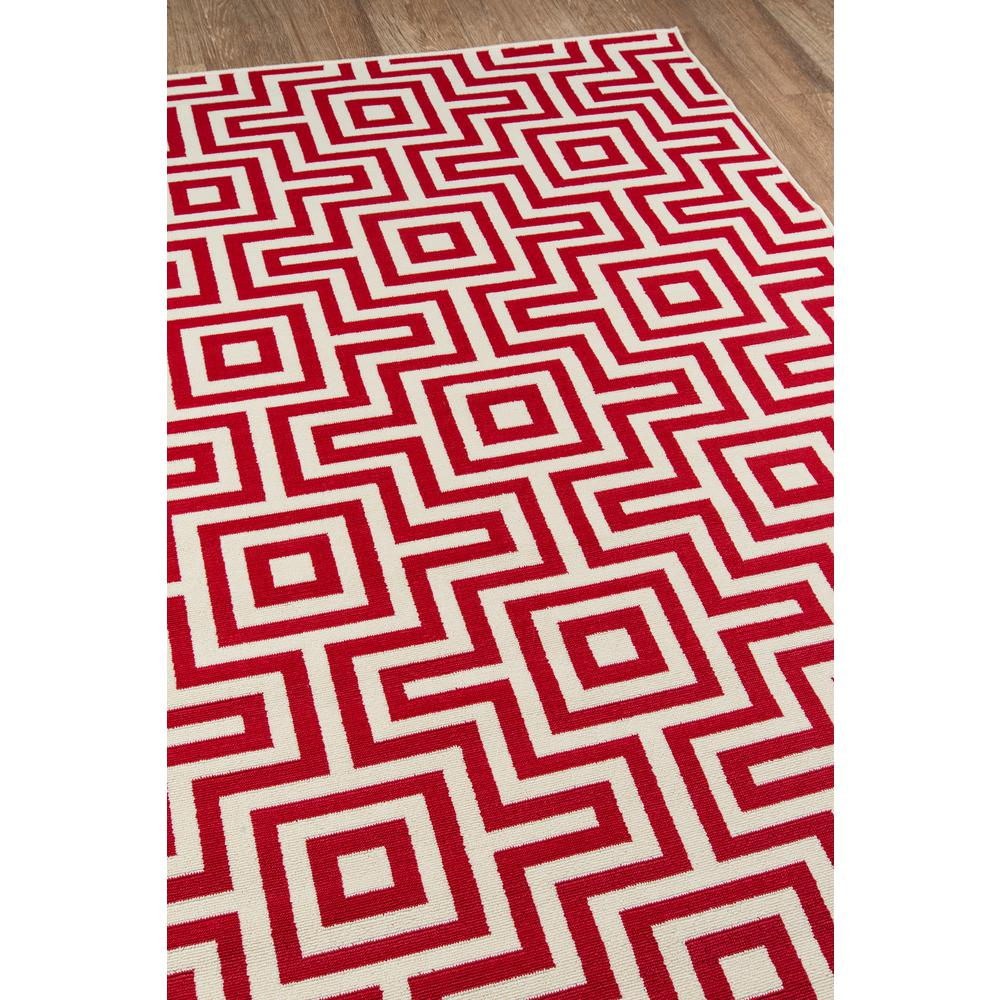 Contemporary Rectangle Area Rug, Red, 8'6" X 13'