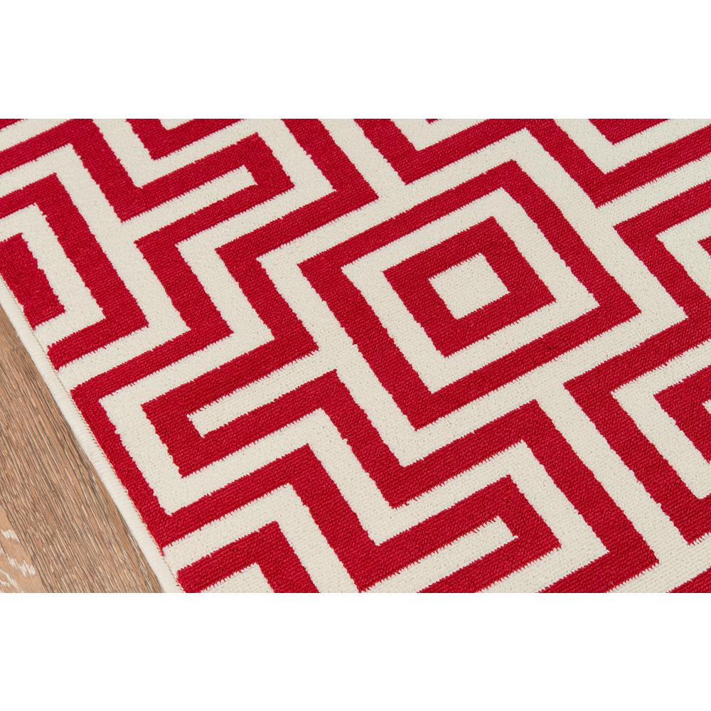 Contemporary Rectangle Area Rug, Red, 8'6" X 13'