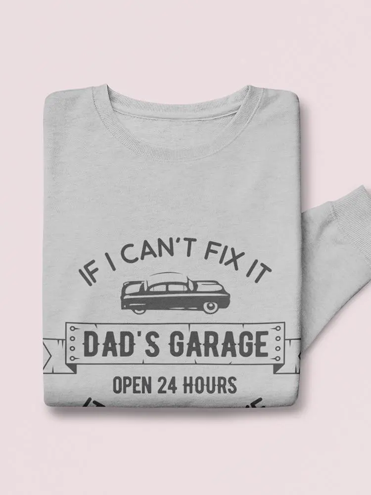 Dad's Garage Sweatshirt Men's -Image by Shutterstock