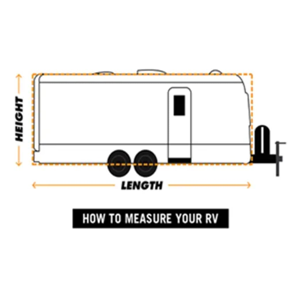 vidaXL Caravan Cover Gray M