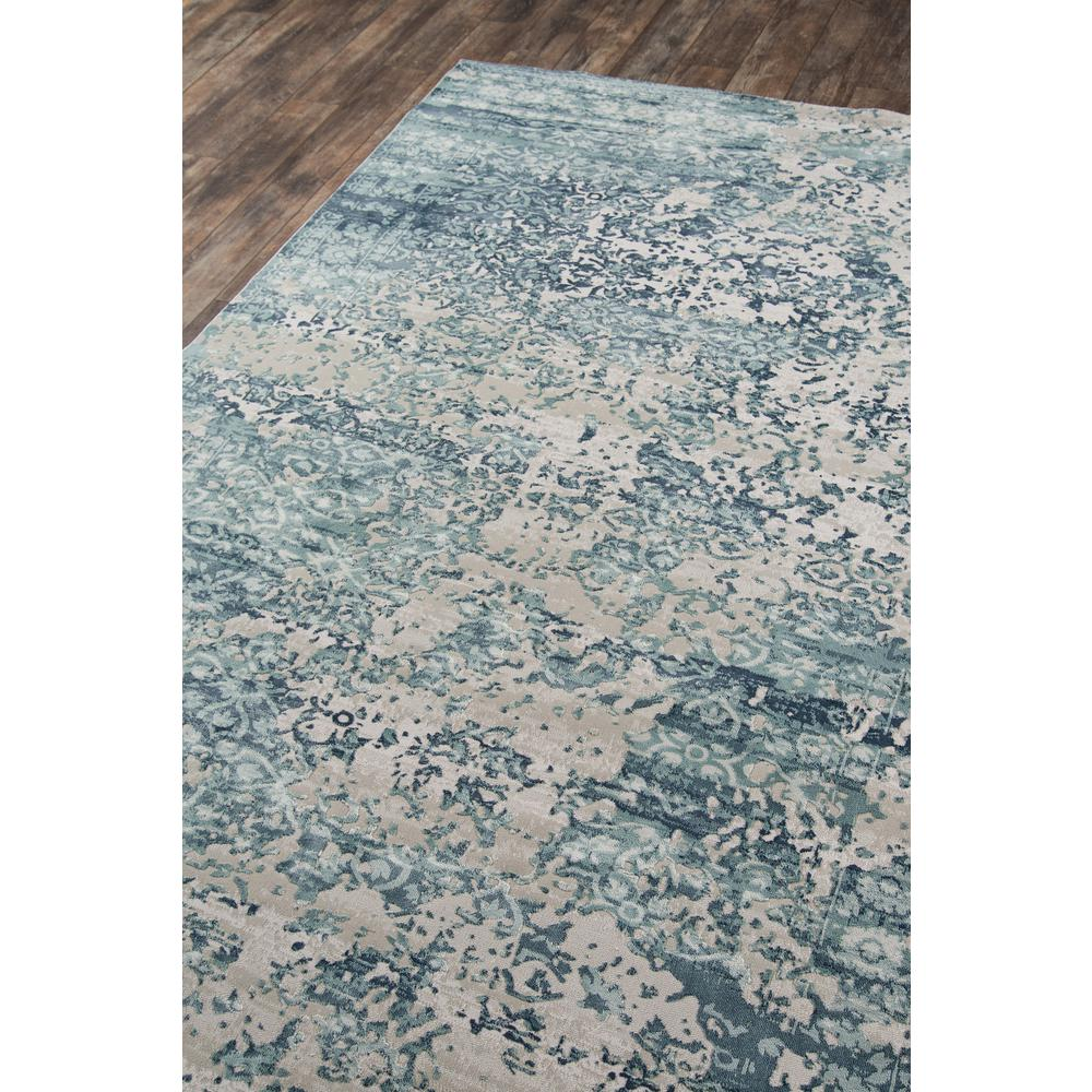 Traditional Rectangle Area Rug, Blue, 5'1" X 7'7"