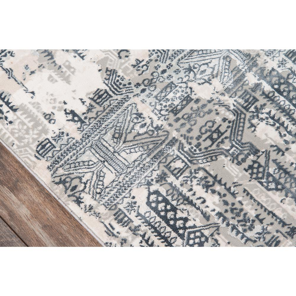 Traditional Rectangle Area Rug, Grey, 3'10" X 5'7"