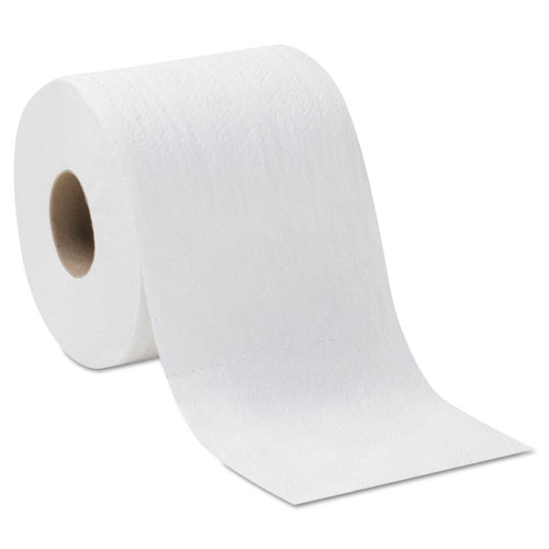 Pacific Blue Select Standard Roll Embossed Toilet Paper - 2 Ply - 4" x 4.05" - 550 Sheets/Roll - White - 80 / Carton