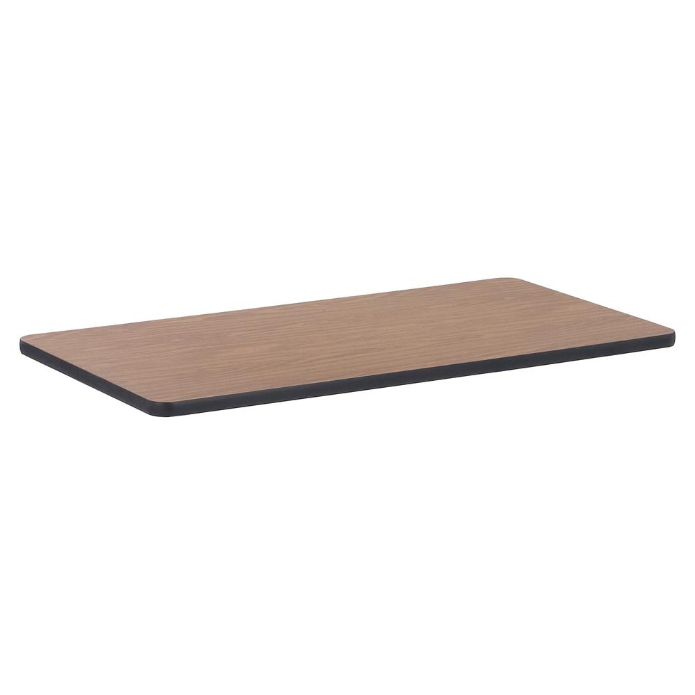 Lorell Classroom Activity Tabletop - High Pressure Laminate (HPL) Rectangle, Medium Oak Top - 24" Table Top Width x 48" Table Top Depth x 1.13" Table Top Thickness - Assembly Required - 1 Each