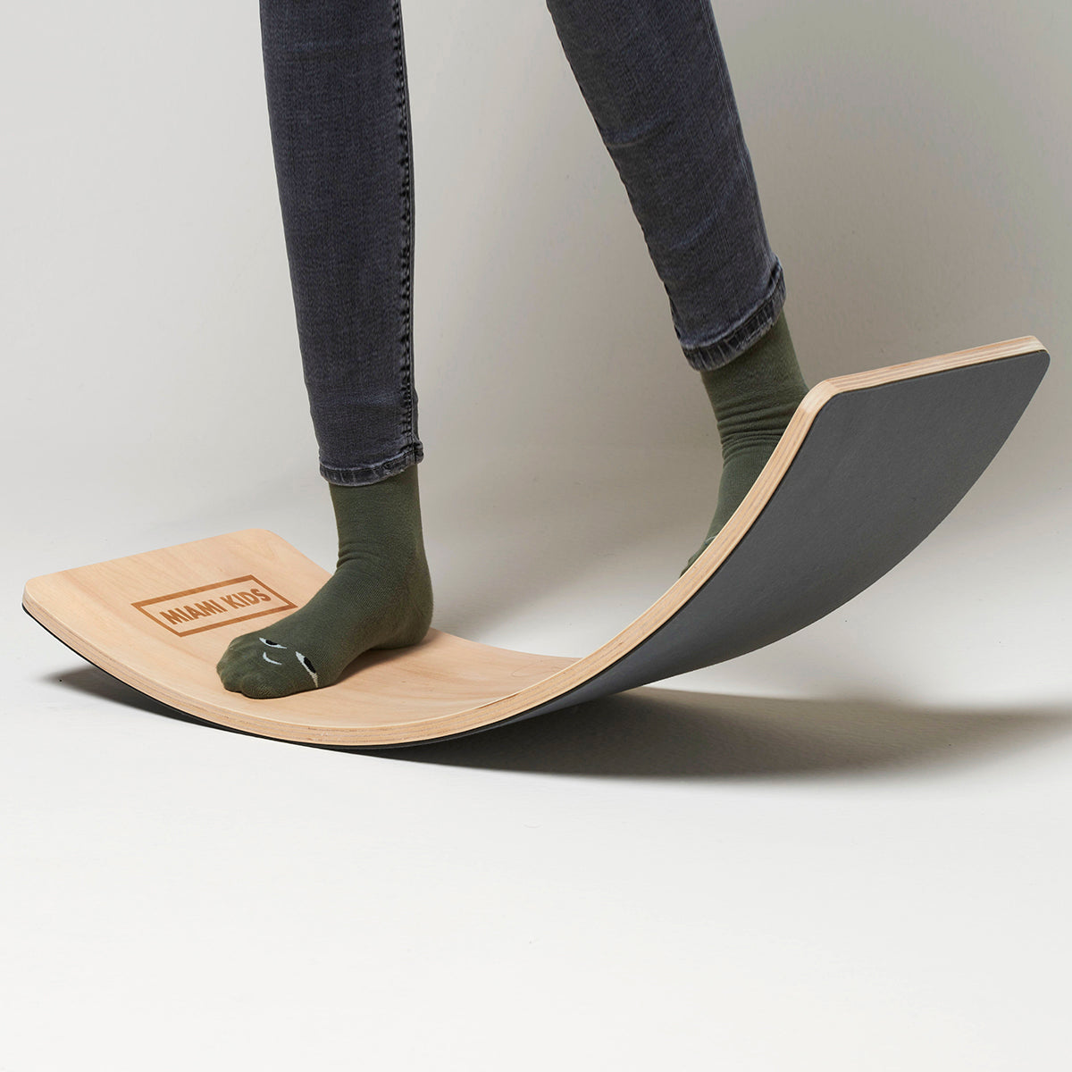 Wobbel Balance Board Natural Wood Montessori Inspired