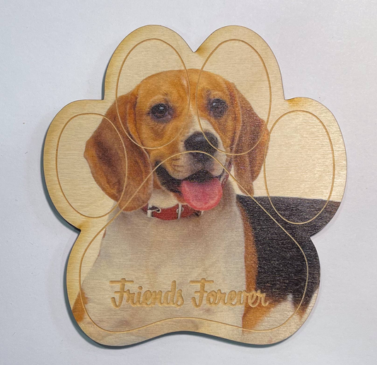 Beagle 3D Heartbeat Magnet