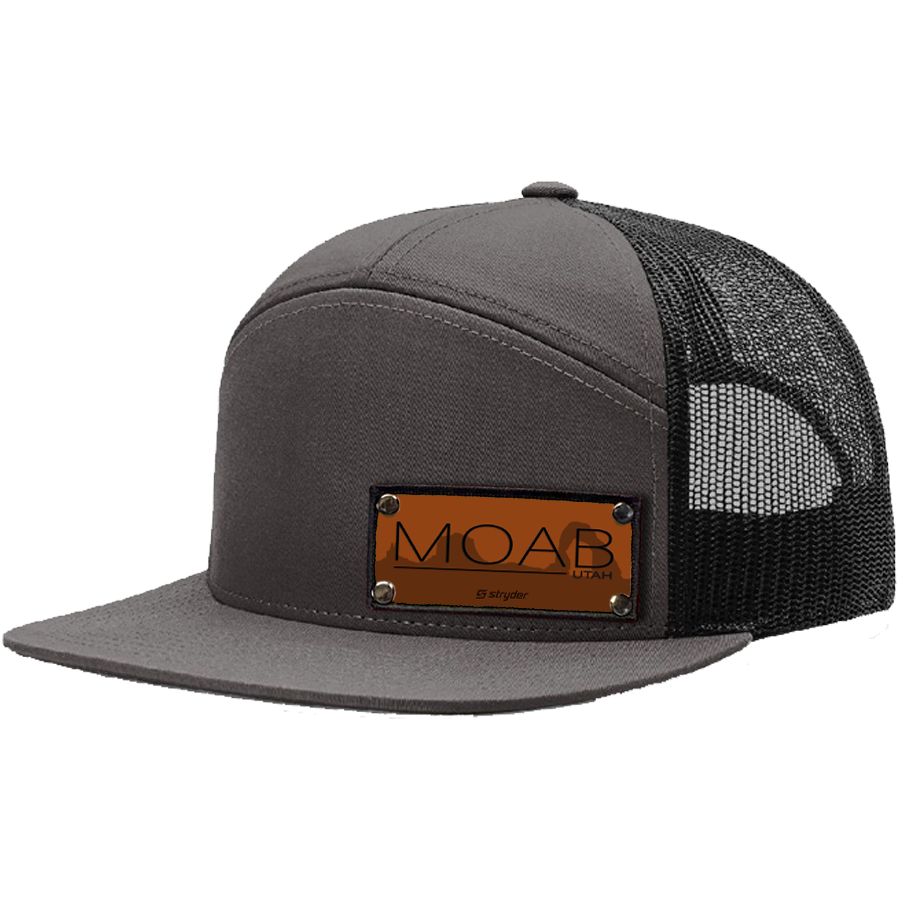 Moab Destination Burnt Orange on Charcoal, Black