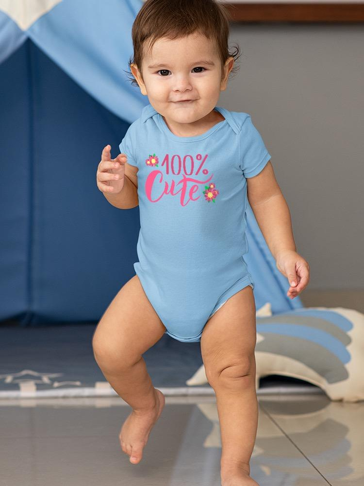 100 Percent Cute toddler Bodysuit -Image by Shutterstock