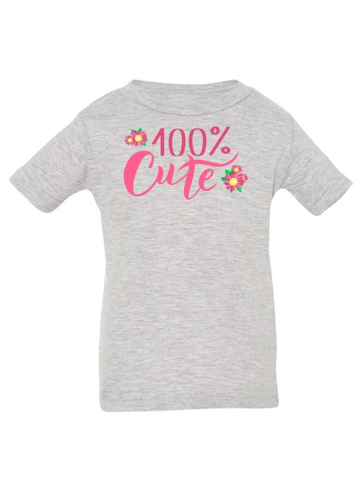 100 Percent Cute toddler Bodysuit -Image by Shutterstock