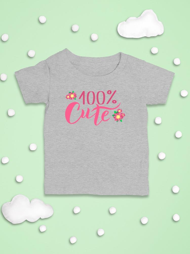 100 Percent Cute toddler Bodysuit -Image by Shutterstock