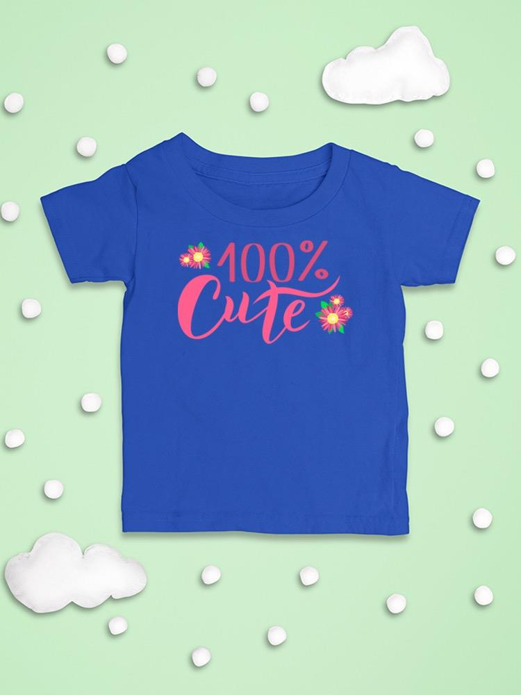 100 Percent Cute toddler Bodysuit -Image by Shutterstock