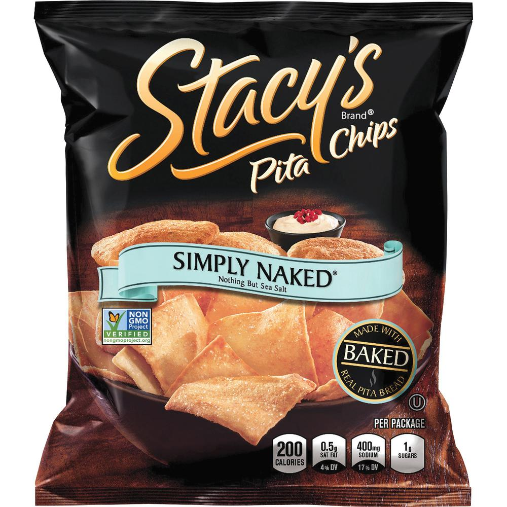 Stacy's Baked Pita Chips - No Artificial Flavor, No Artificial Color, Low Fat, No MSG - 24 / Box