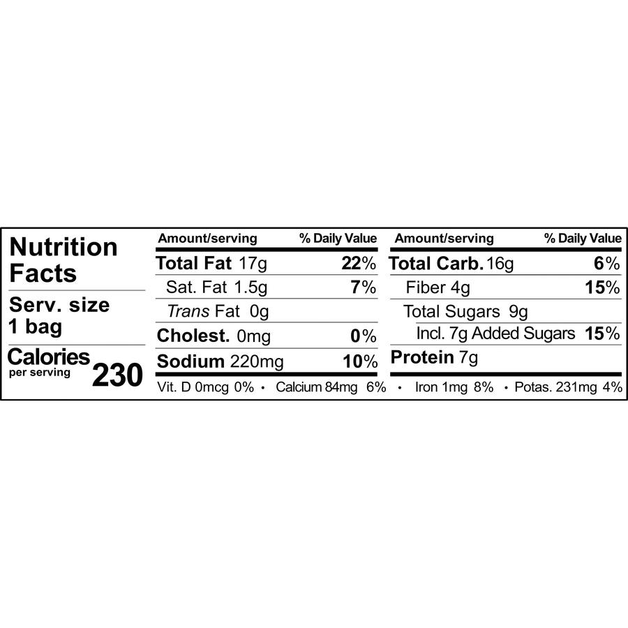 Sahale Snacks Honey Almonds Glazed Snack Mix - Non-GMO, Gluten-free - Honey, Almond, Vanilla - 1.50 oz - 18 / Carton